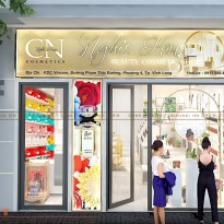 Thiết kế nội thất cửa hàng mỹ phẩm Nghi’s House Hiện Đại, Sang Trọng